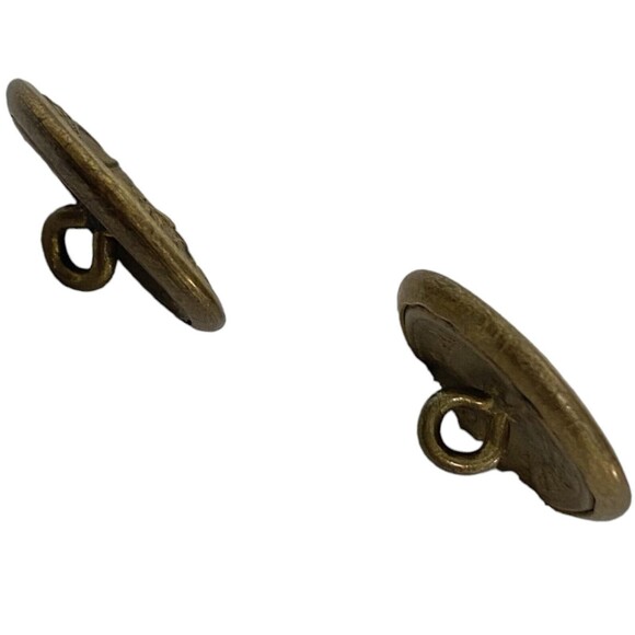 Vintage Dollar Steamship Line Uniform Button Gilt Brass Maritime Naval Militaria - Picture 2 of 5